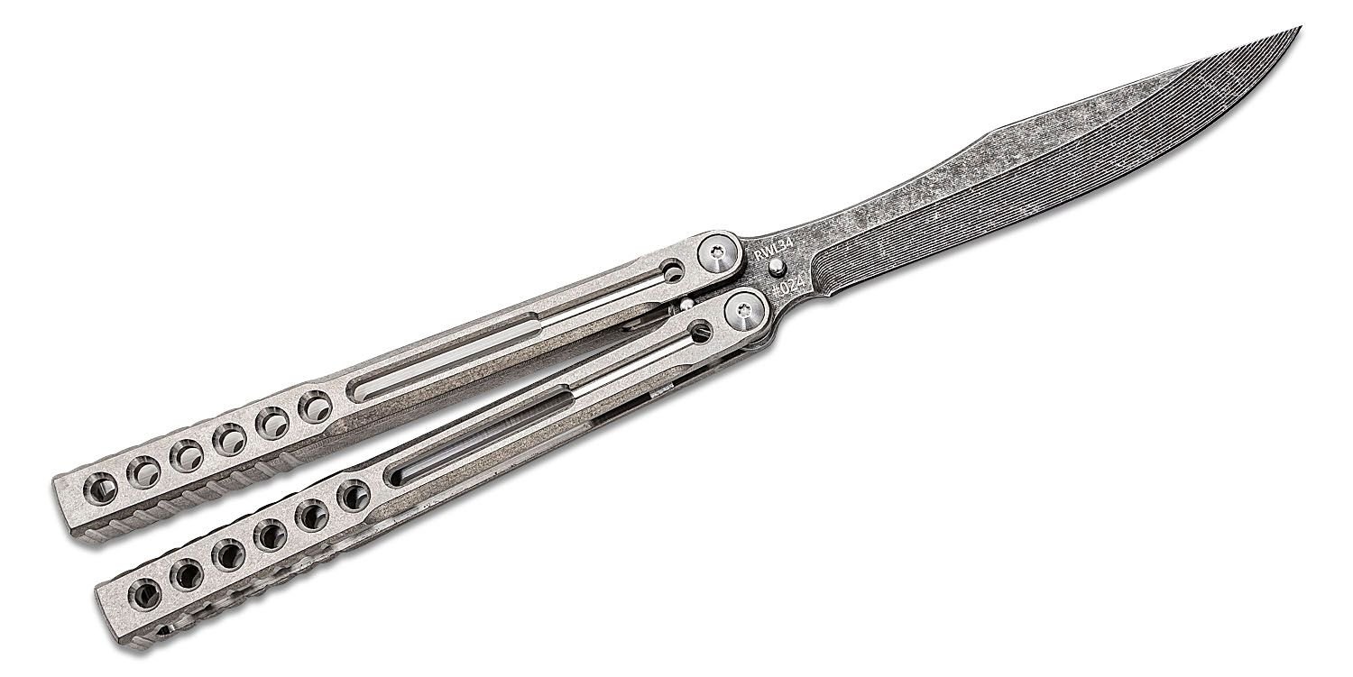 heibel knives invictus balisong butterfly knife 475 rwl 34 stonewashed heibel knives invictus balisong butterfly knife 475 rwl 34 stonewashed