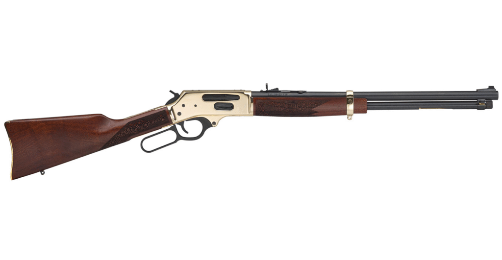 henry 30 30 win side gate lever action rifle with walnut stock henry usa