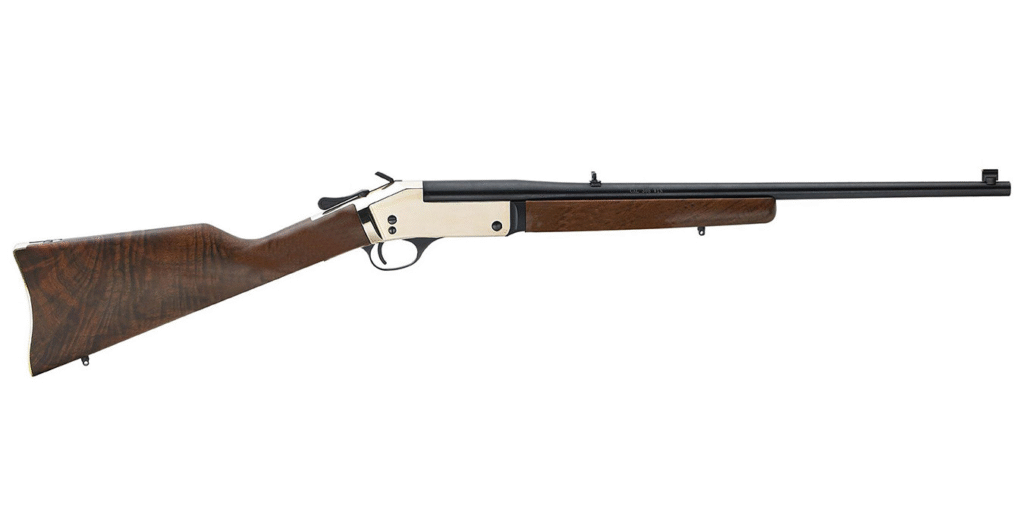 henry 45 70 govt single shot heirloom rifle with brass receiver henry usa