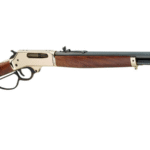 henry 45 70 lever action rifle with brass receiver henry usa rifle