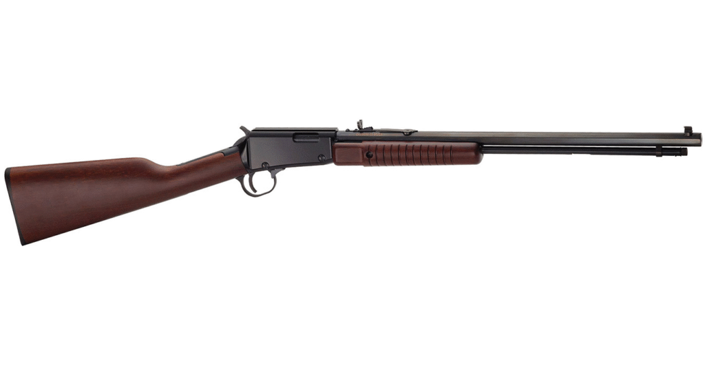 henry pump action octagon 22 mag rimfire heirloom rifle henry usa rifle