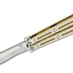 hom design basilisk r balisong butterfly knife 4625 154cm recurve bowie