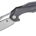 Kizer Cutlery Ki3502 Elijah Isham Minitherium Flipper Knife 2.95" S35VN Wharncliffe Blade, Milled Carbon Fiber Handles | Buy Kizer Cutlery Ki3502...