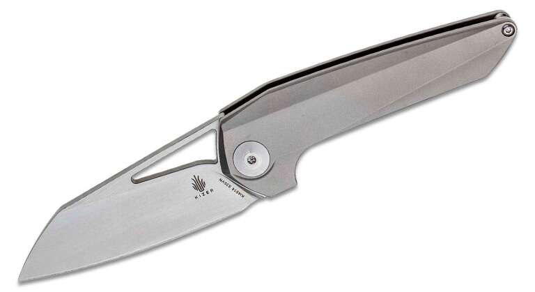 kizer cutlery ki4514 elijah isham theta flipper knife 319 s35vn stonewashed