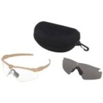 oakley si ballistic m 30 dark bone w clear grey lens