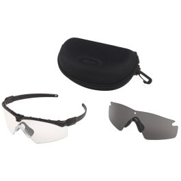 oakley si ballistic m frame 30 black w clear grey lens