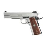 ruger sr1911 full size stainless hardwood 45acp 5 8 1