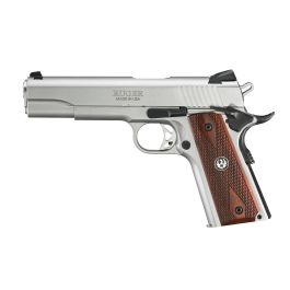 ruger sr1911 full size stainless hardwood 45acp 5 8 1