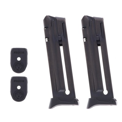 2 pack ruger sr22 22lr 10 round magazine with extended floorplate armory ammo