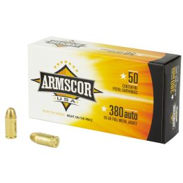 armscor usa 380 acp 95 grain 50 round box