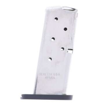 beretta nano 9mm 6 round stainless steel magazine armory ammo