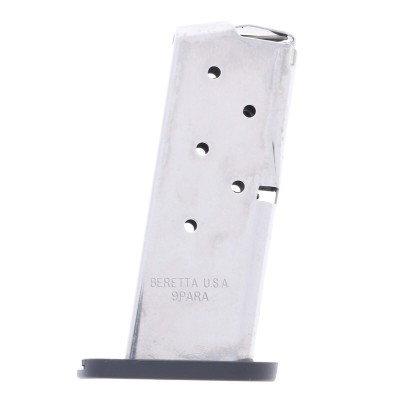 beretta nano 9mm 6 round stainless steel magazine armory ammo