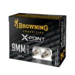 Browning X-Point 9mm 147GR JHP 20Rd