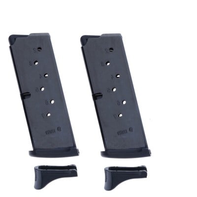 buy 2 pack ruger ec9 lc9 lc9s 9mm 7 round magazine online extended floorplate