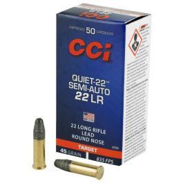 cci 22 lr 45 grain lead round nose 50 round box 975cc