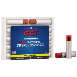 cci aluminum shotshell 357mag 38spl 84gr 4 10rd
