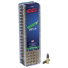 cci competition 22lr 40 grain lead round nose 100rd