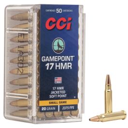cci gamepoint 17hmr 20gr jsp 50rd 0052