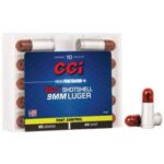 cci shotshell 9mm 45gr 4 shot aluminum case 10rd