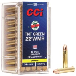 cci tnt green 22wmr 30gr hp 50rd 0060