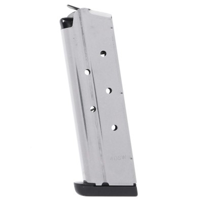 check mate 1911 40 s w 8 round stainless steel magazine w removable base