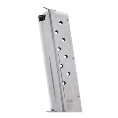 check mate 1911 9mm 9 round stainless steel magazine armory ammo
