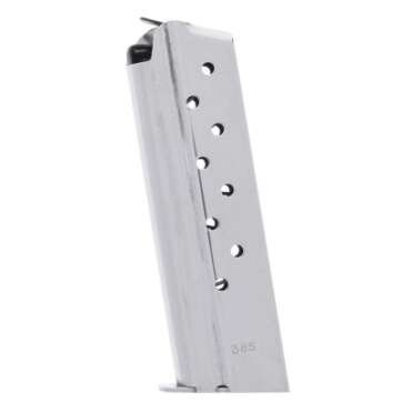check mate 1911 compact 9mm 8 round stainless steel magazine armory ammo