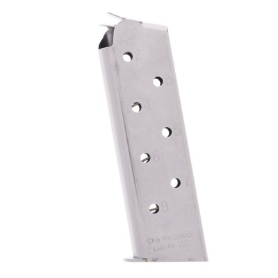 cmc products 1911 match grade 45 acp 8 round stainless steel magazine
