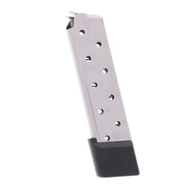 cmc products 1911 power mag 45 acp 10 round stainless steel magazine
