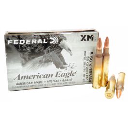 federal american eagle 556nato 55gr fmj 20rd xm193x federal american eagle 556nato 55gr fmj 20rd xm193x