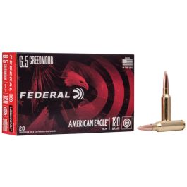 federal american eagle 65 creedmoor 120gr tmj 20rd box