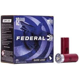 federal game load 12 gauge 275 6 shot 1oz 25rd h1216