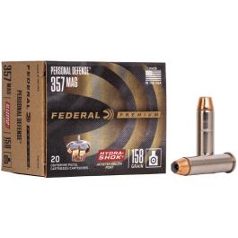 federal hydra shok 357mag 158 grain 20 round box federal hydra shok 357mag 158 grain 20 round box