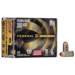 federal personal defense 380acp 99gr hydro shok jhp 20rd