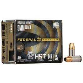 federal personal defense hst 9mm 147gr jhp 20rd