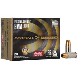 federal personal defense hydra shok deep 9mm luger