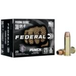 federal personal defense punch 38spl p 120gr jhp 20rd