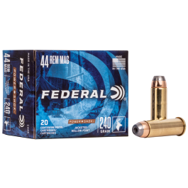 federal power shok 44remmag 240 grain 20 round box
