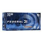 federal powershok 243win 80 grain 20 round box