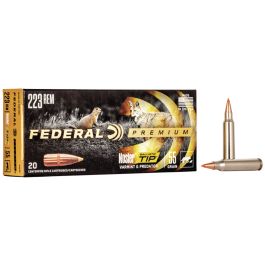 federal premium 223 rem 556 nato nbt v max 55gr 20rd