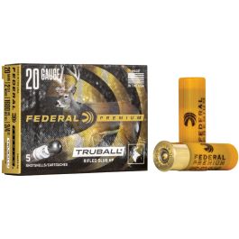 federal premium vital shok 20 gauge truball 5 round box