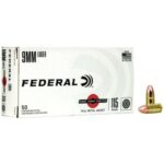 federal range and target practice 9mm 115gr fmj 50rd box