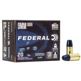 federal syntech defense 9mm 138 grain 20 round box