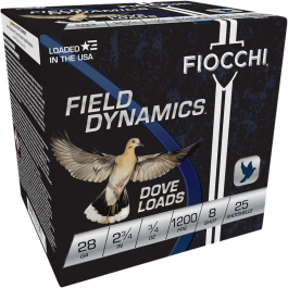 fiocchi dove quail 28 gauge 275 25rd box