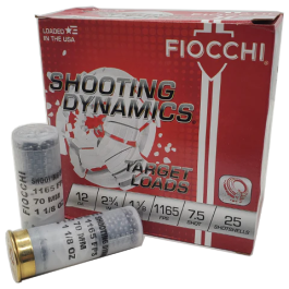 fiocchi shooting dynamics target 12ga 275 75 25rd