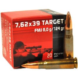 geco 762x39mm 124 grain fmj 20rd box