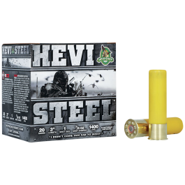 hevi shot hevi steel waterfowl 20ga 3 1 25rd