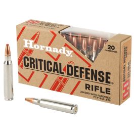 hornady critical defense 223rem 55gr ftx 20rd