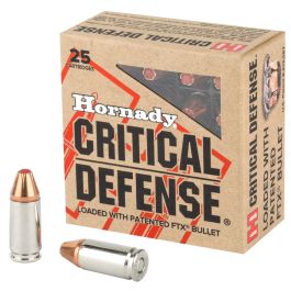 hornady critical defense 9mm 115 grain 25 round box