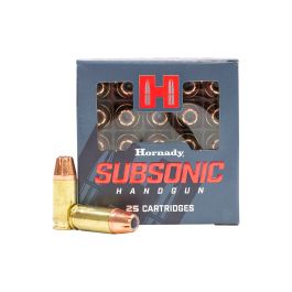 hornady subsonic handgun 9mm 147 grain 25 round box